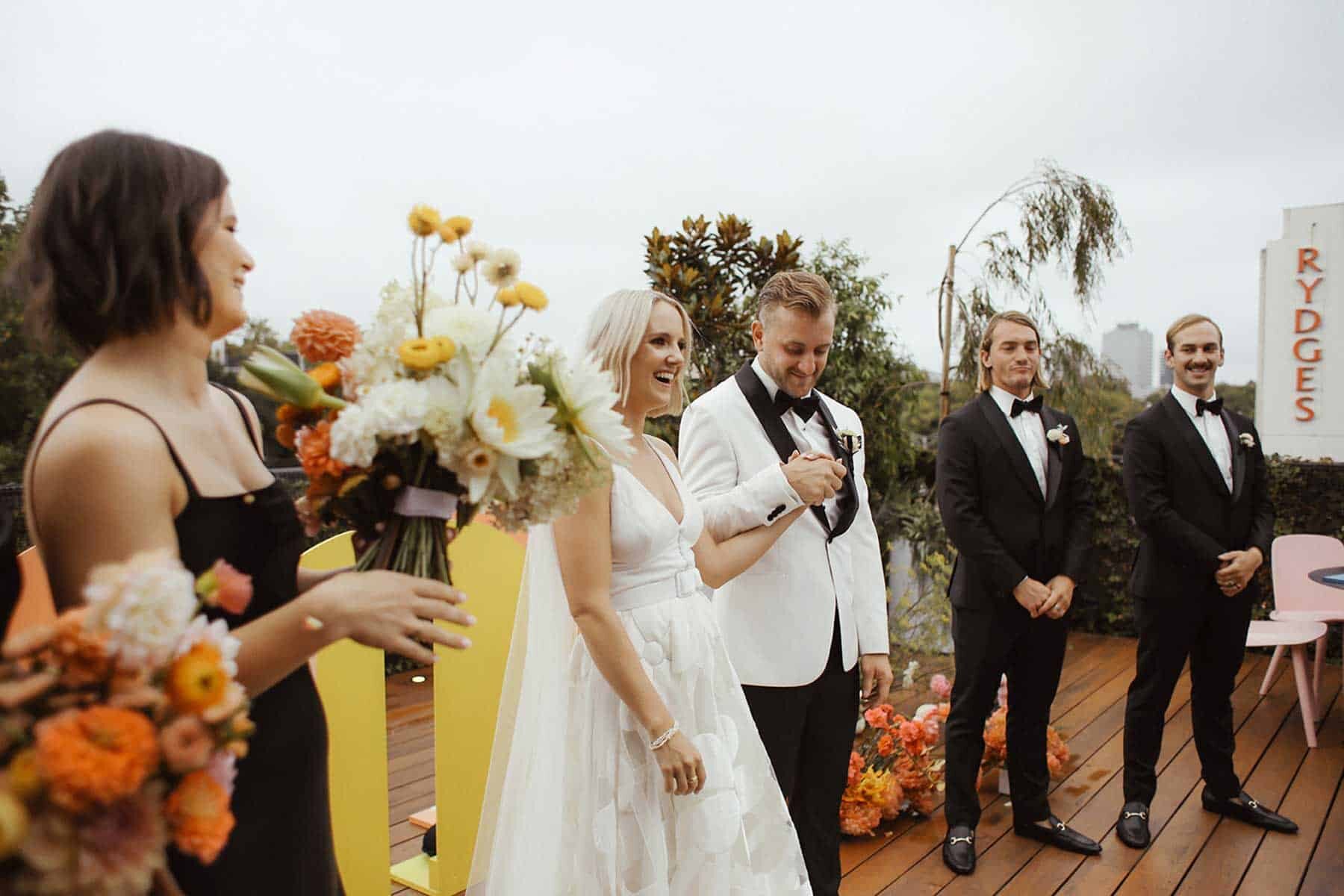 Melbourne rooftop wedding at the Prince, St Kilda