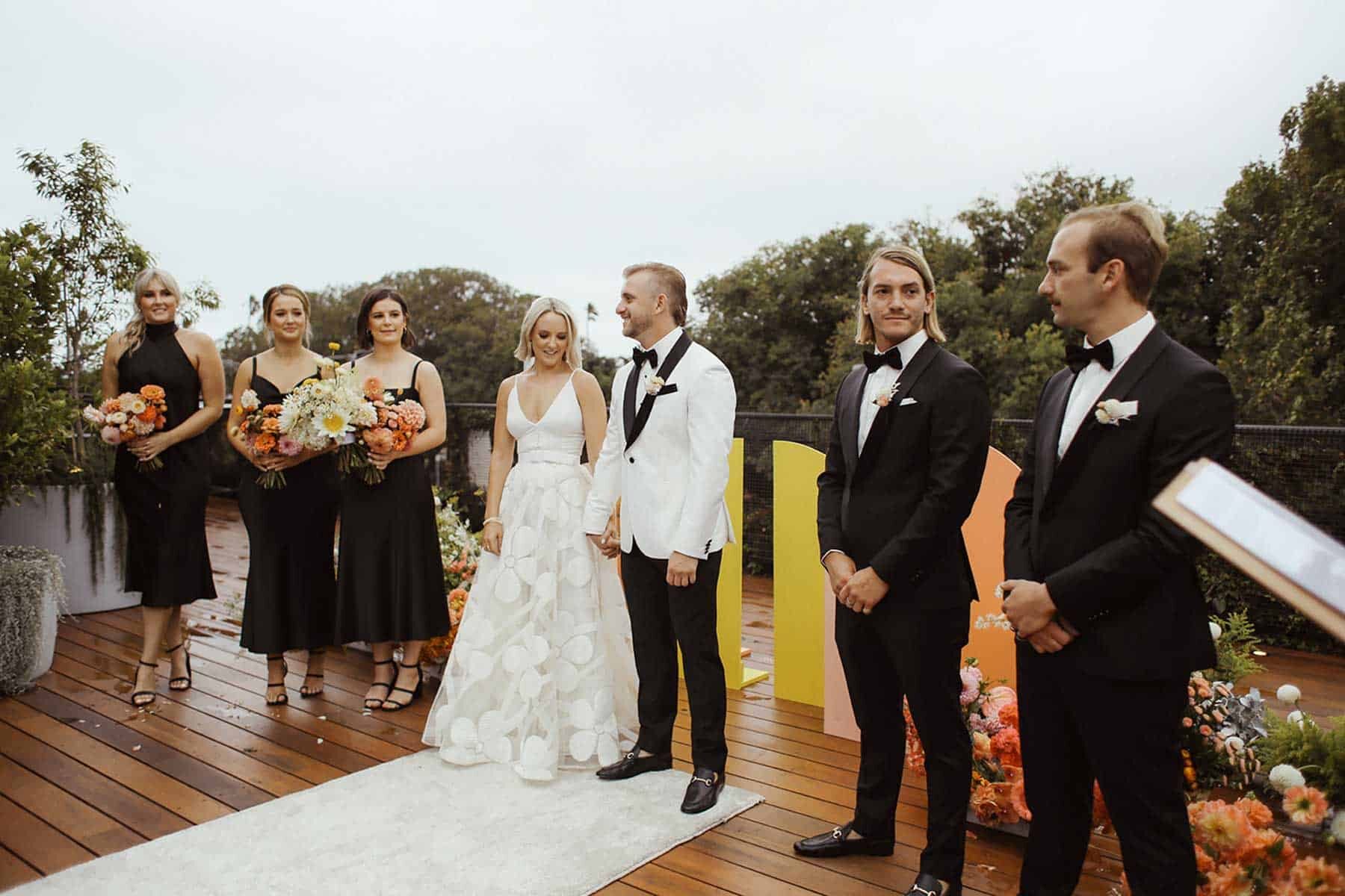 Melbourne rooftop wedding at the Prince, St Kilda