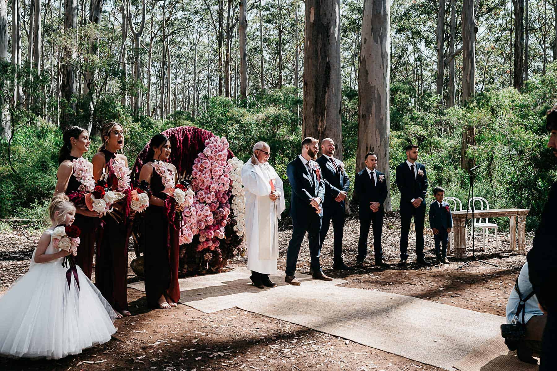 vibrant, bloom-filled Margaret River wedding
