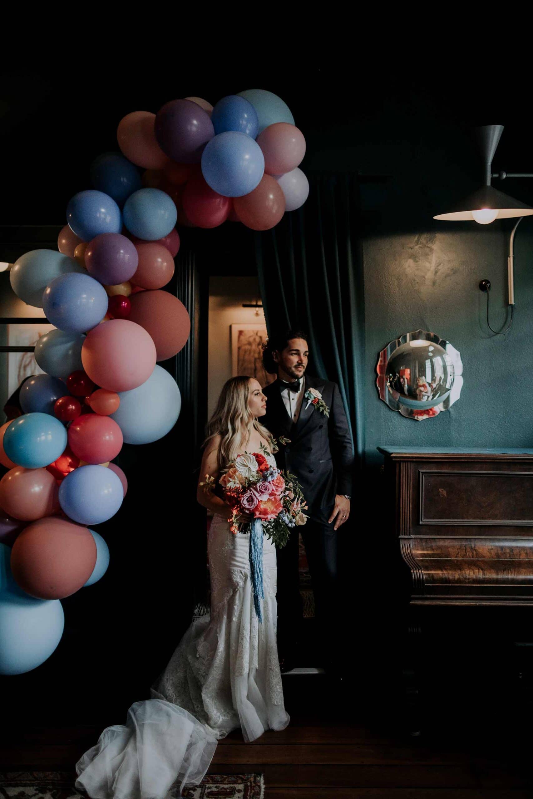 moody modern Fremantle wedding at Guildhall / photography by Keeper Creative
