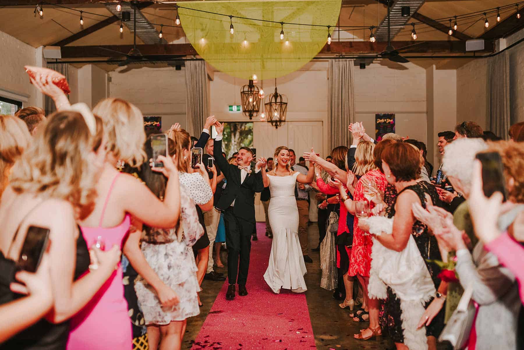 fun and colourful wedding at The Warehouse Geelong