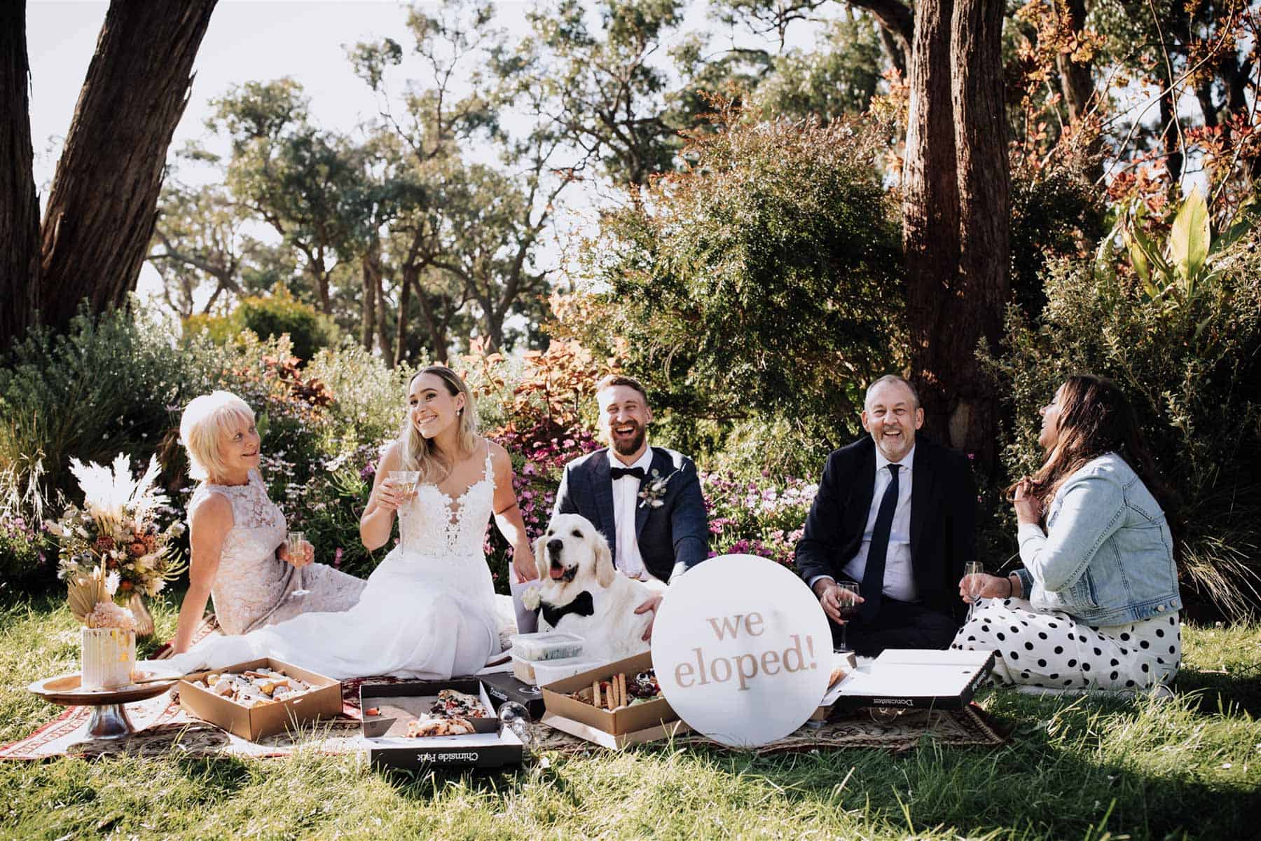 Melbourne elopement at Tanglewood Estate, Mornington