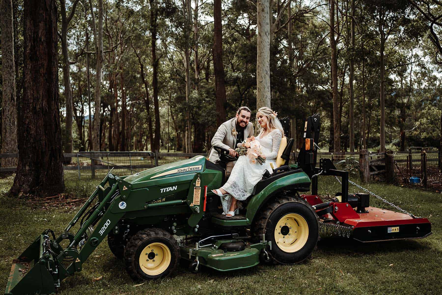 Farm Wedding Portrait