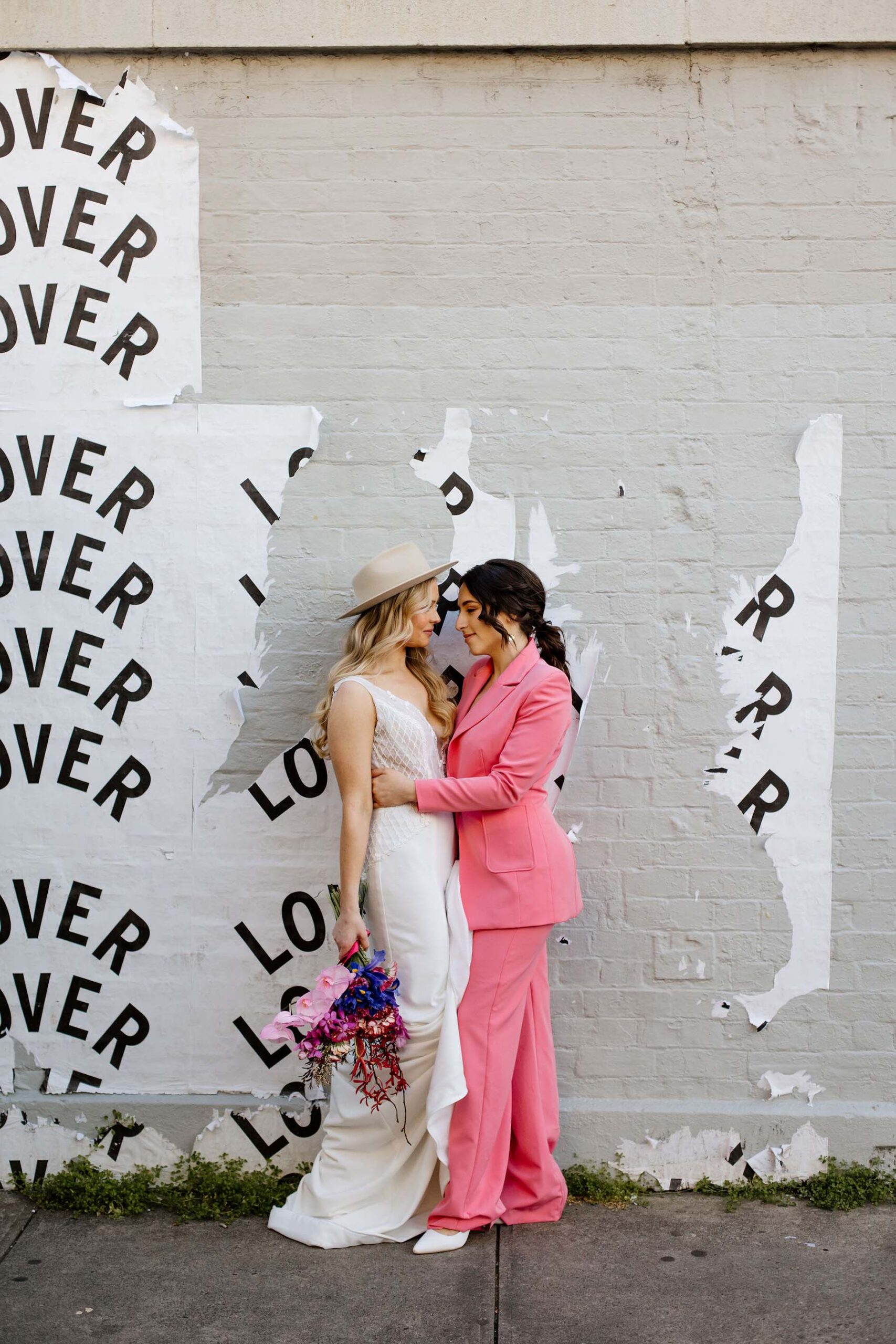 Melbourne Street Art Wedding Photos
