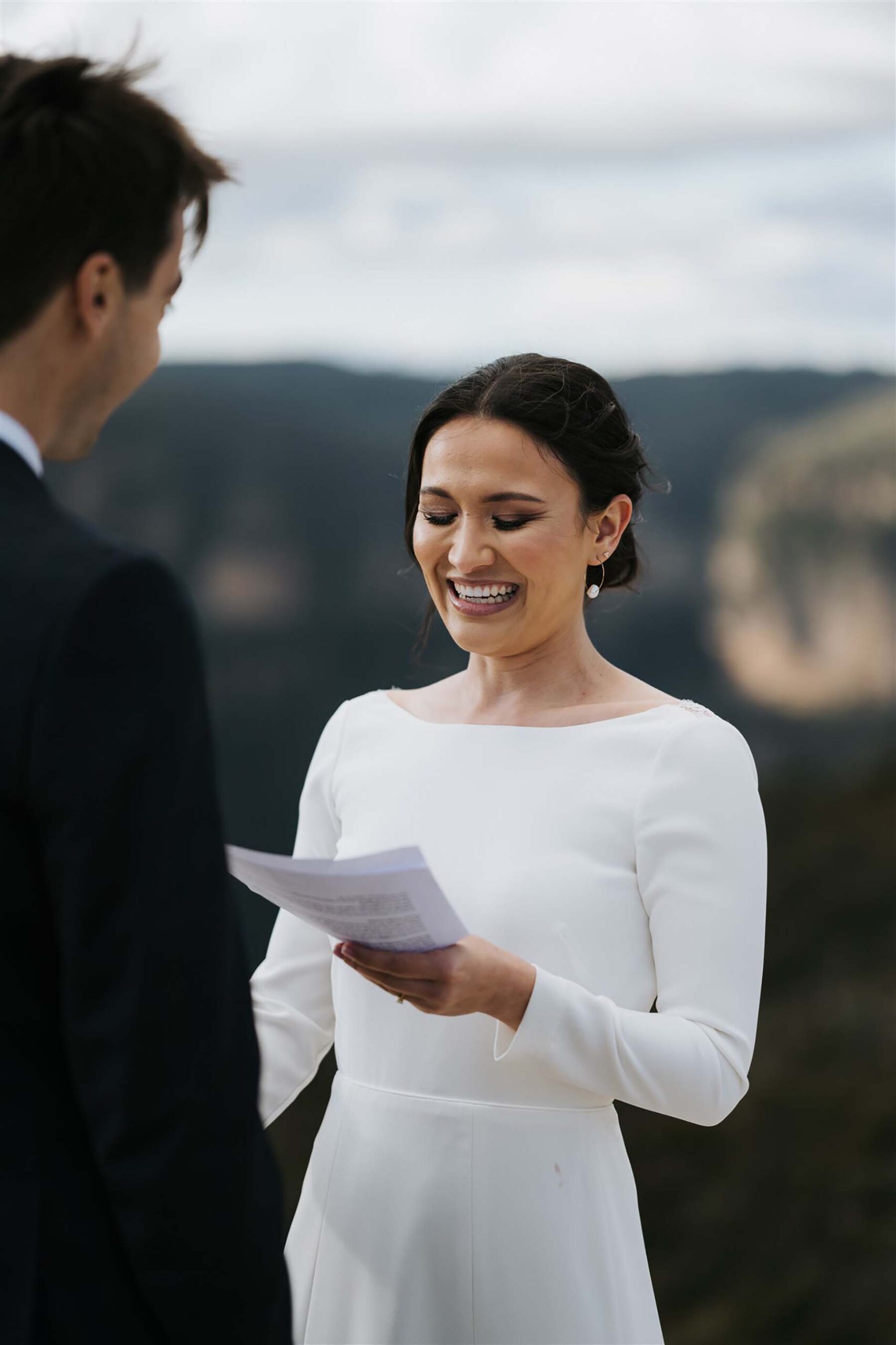 Lincoln's Rock Blue Mountains Elopement Ceremony