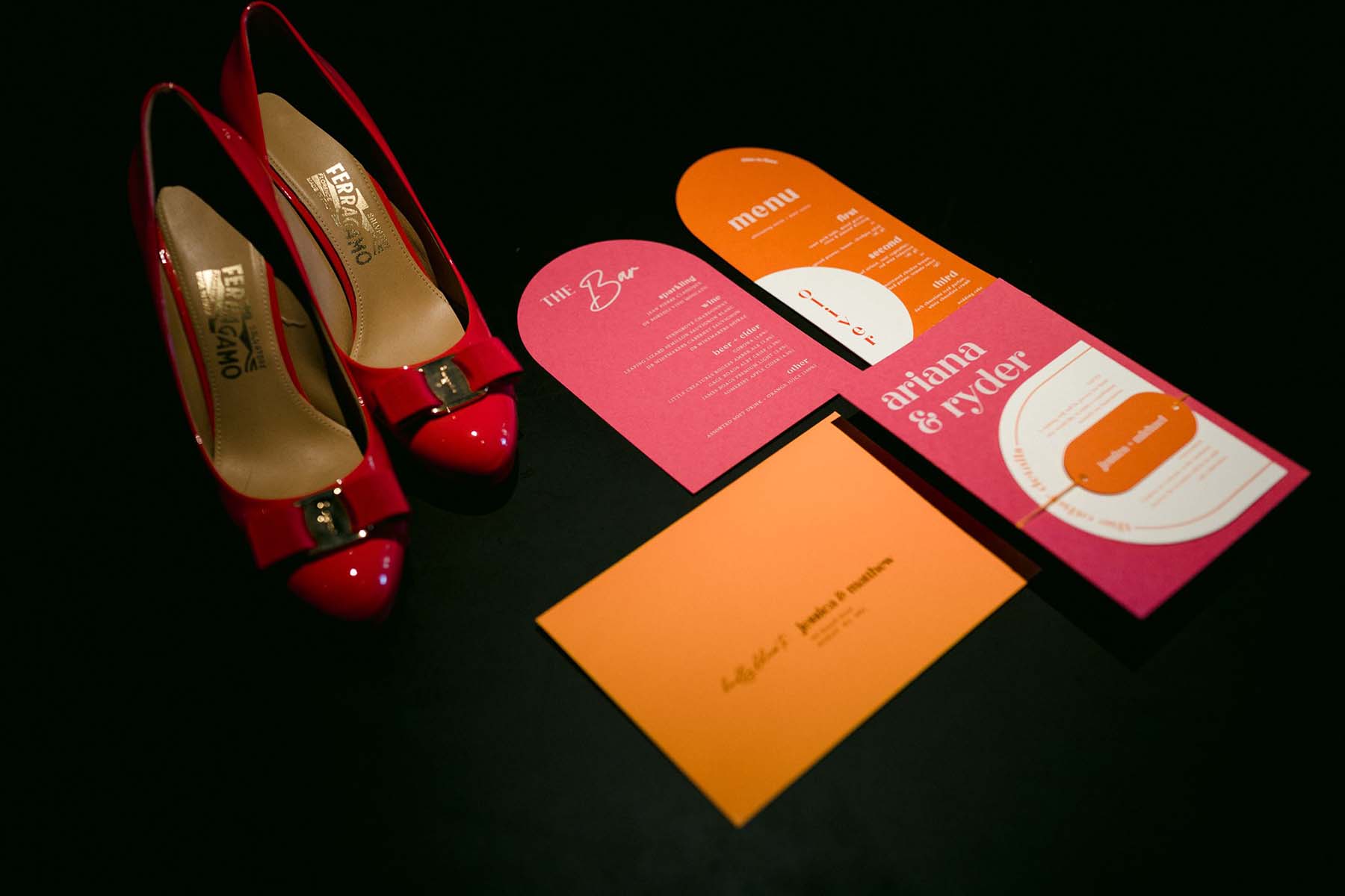 Neon Styled Shoot Stationary