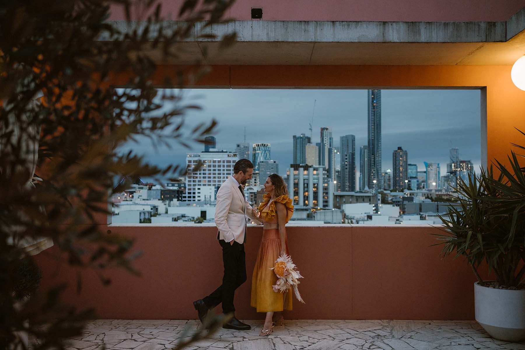 The Calile Hotel Rooftop Elopement
