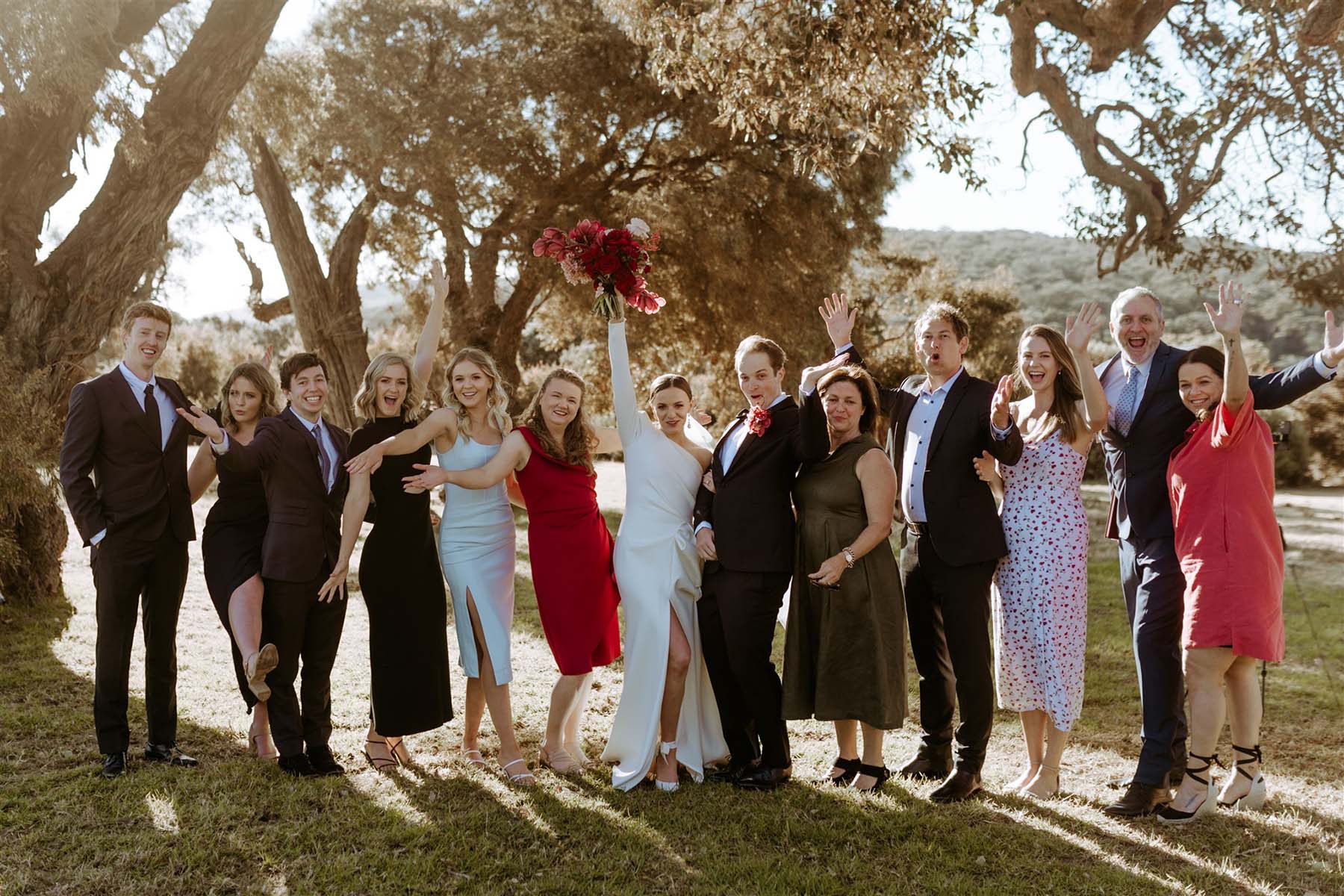 Airbnb Outdoor Ceremony wedding guests